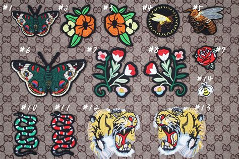 gucci snake patch iron on